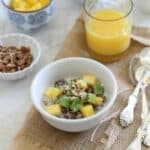 Mango Kiwi Breakfast Quinoa