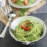Zucchini Pasta with Avocado Cream Sauce
