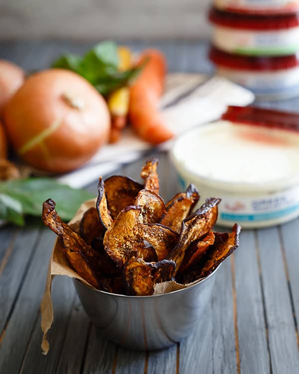 Mediterranean eggplant chips 1