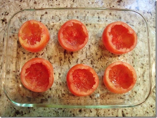summer herbed stuffed tomatoes