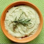 Lemon Rosemary Thyme Avocado Hummus.