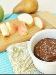 Salted Chocolate Sunflower Seed Butter Dip