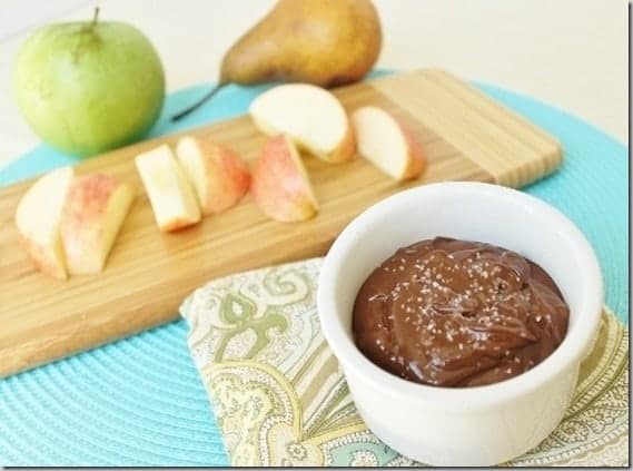 Salted Chocolate Sunflower Seed Butter Dip