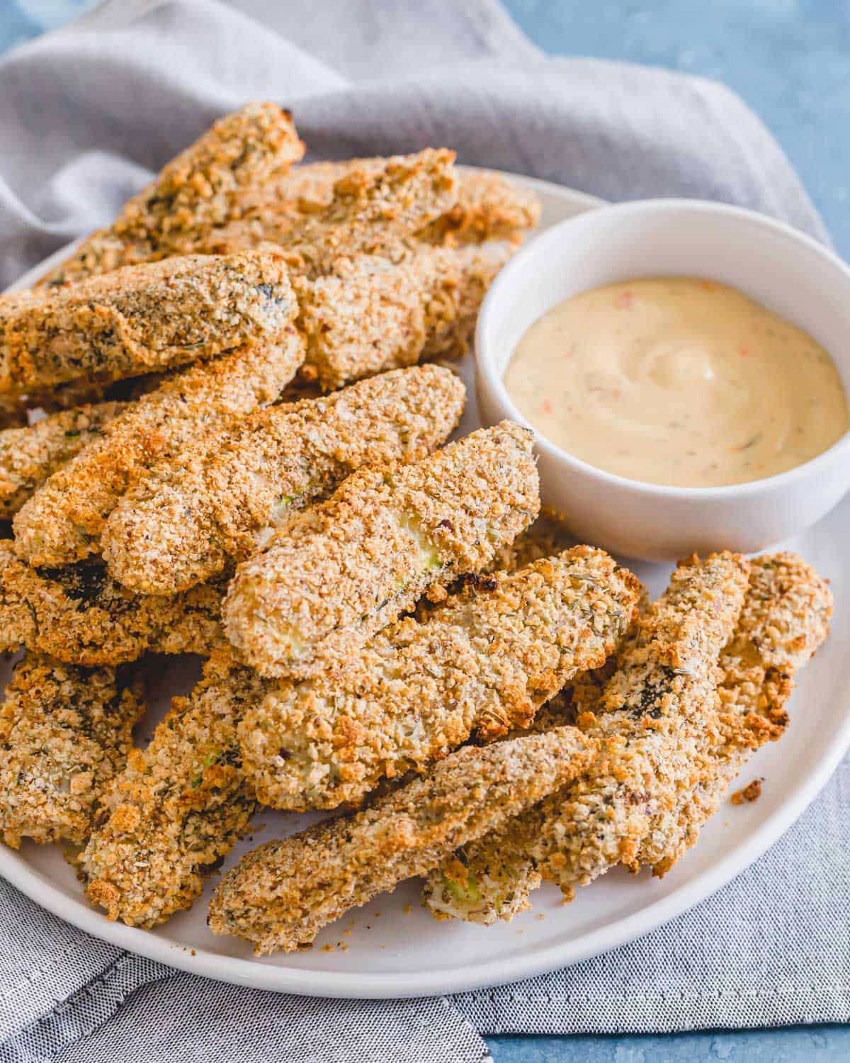 Vegan Zucchini Fries - Running to the Kitchen®