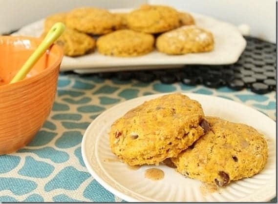 Pumpkin Chocolate Chip Scones