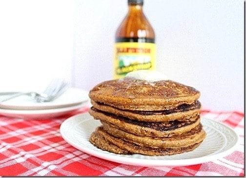 Gingerbread Pumpkin Pancakes