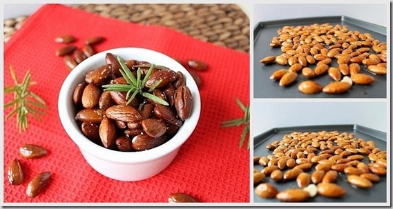 Spicy Rosemary Almonds
