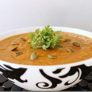 Sweet and Spicy Butternut Squash Soup