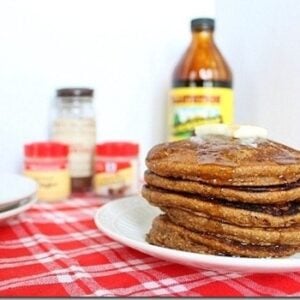 Gingerbread pumpkin pancakes.