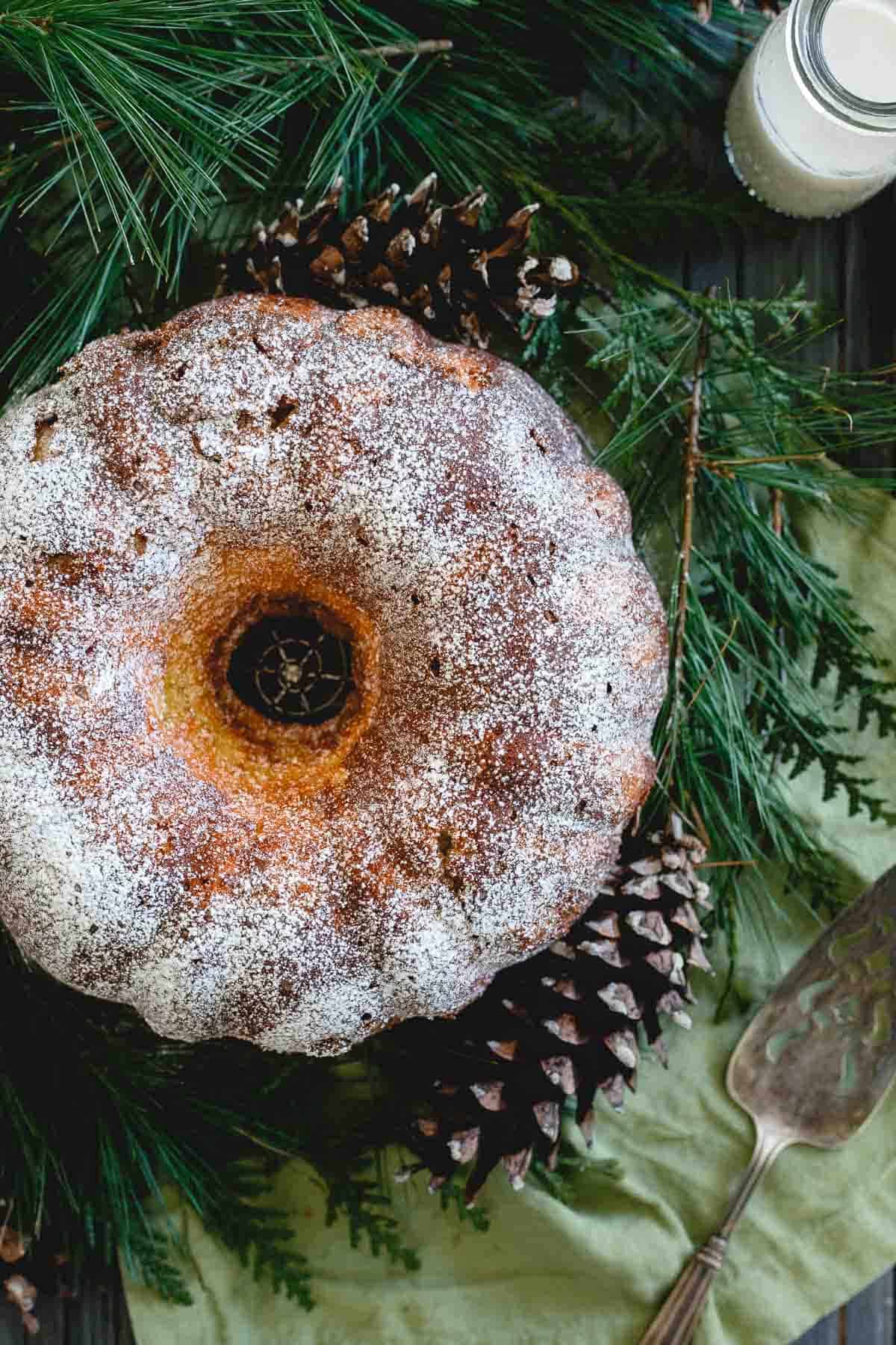 Don't let the humble appearance fool you, this apricot brandy cake is beyond delicious and a guaranteed hit at the dessert table.