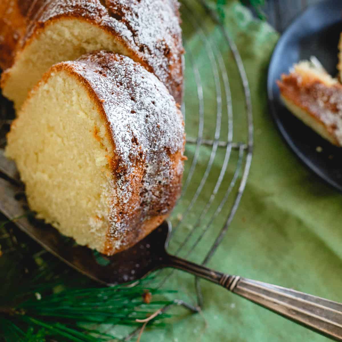 Moist and so flavorful, this apricot brandy cake is an absolute must for the holidays.
