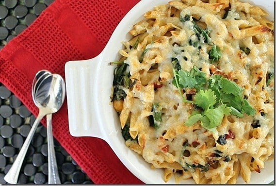 Broccoli Rabe and Sun-dried Tomato Pasta Bake