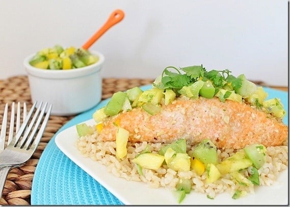 Coconut Crusted Salmon
