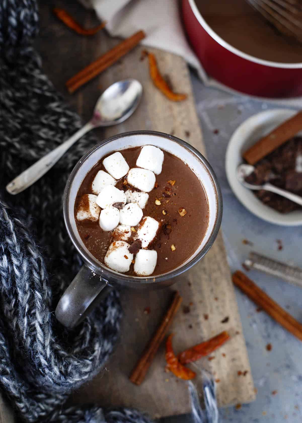 Once you make this Mexican hot chocolate you'll never want to drink the regular stuff again. Creamy, fragrant and just a touch spicy, it'll warm you up on the coldest winter day.