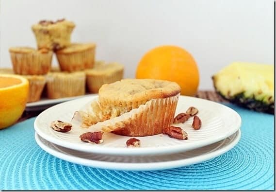 Pineapple Orange Tropical Muffins