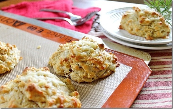 Rosemary Cheddar Bacon Biscuits