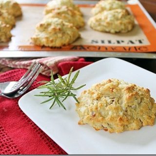 Rosemary Cheddar Bacon Biscuits