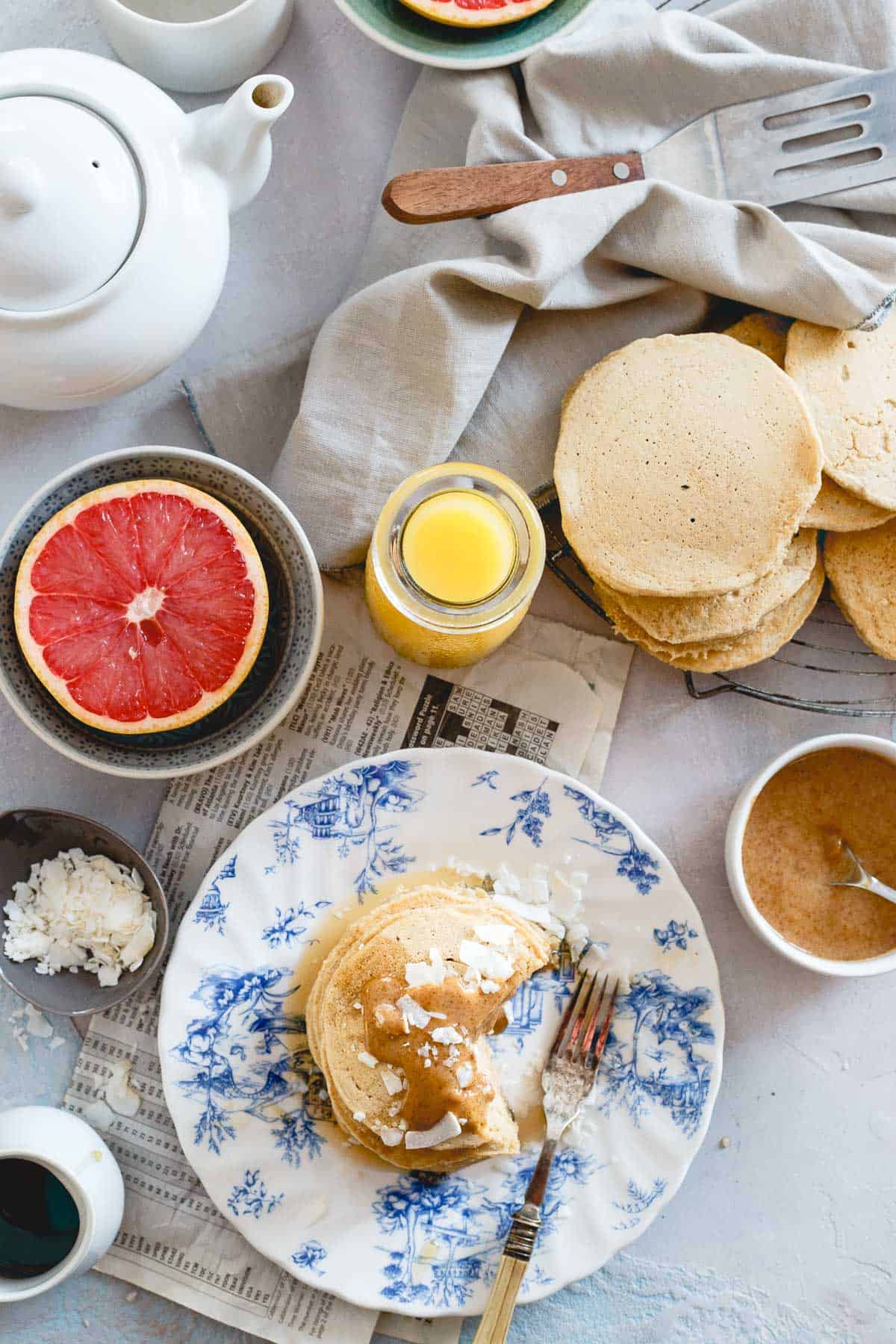 Put these coconut flour pancakes on your weekend breakfast plans, you won't regret it!