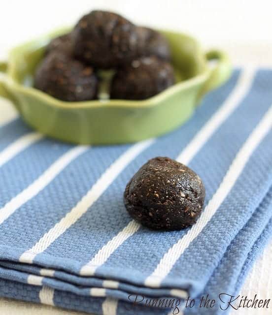 Brownie fudge balls