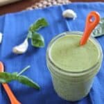 Garlic herb tahini dressing