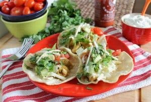 Pioneer Woman's Fried chicken tacos.