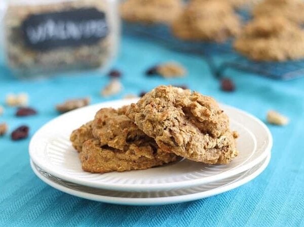 Almond cherry protein cookies