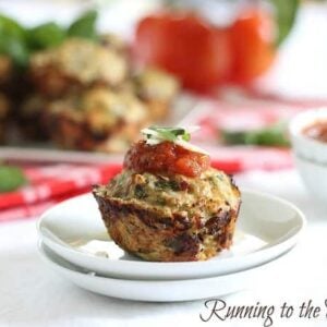 Chicken parmesan muffins