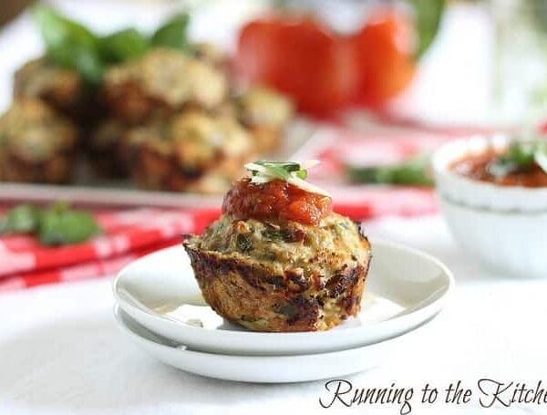 Chicken parmesan muffins