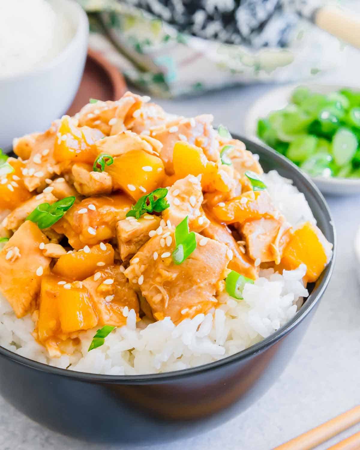 This slow cooker honey garlic chicken recipe will easily become a family favorite with classic "take-out" flavor combinations in a sticky sweet, addicting sauce.