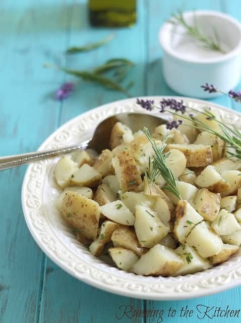 lemon lavender potato salad