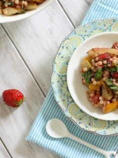 Roasted strawberry couscous