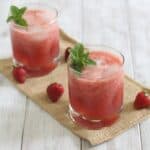 Watermelon lime slushie.