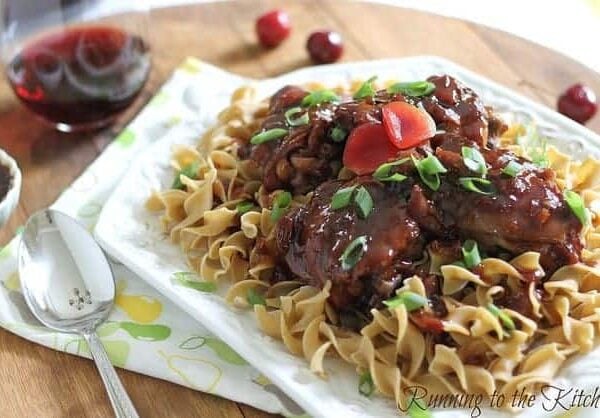 Honey plum soy chicken