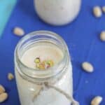 Peach lassi.