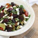 Roasted summer vegetable salad