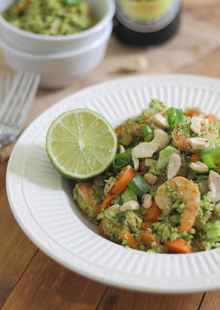 Try this broccoli shrimp fried rice for a healthier version of classic Chinese fried rice.