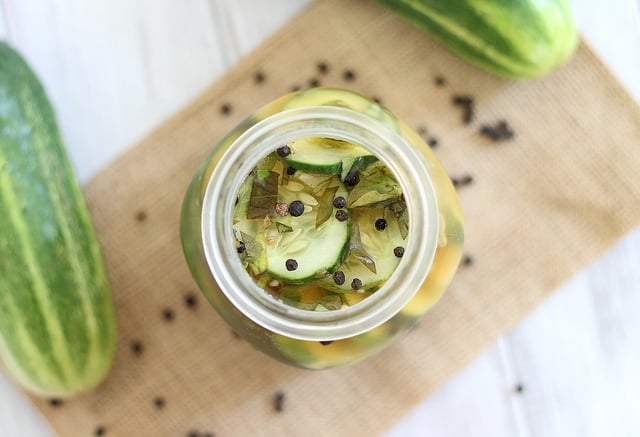 An easy recipe for making a classic refrigerator pickle at home.