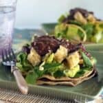 Chicken mole salad