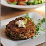 Quinoa Patties with Goat Cheese and Remoulade