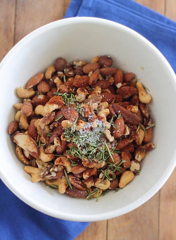 Rosemary maple cider nuts