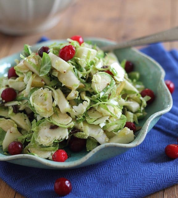 Shaved Brussels Sprouts Salad | Healthy Thanksgiving Recipes | Homemade Recipes