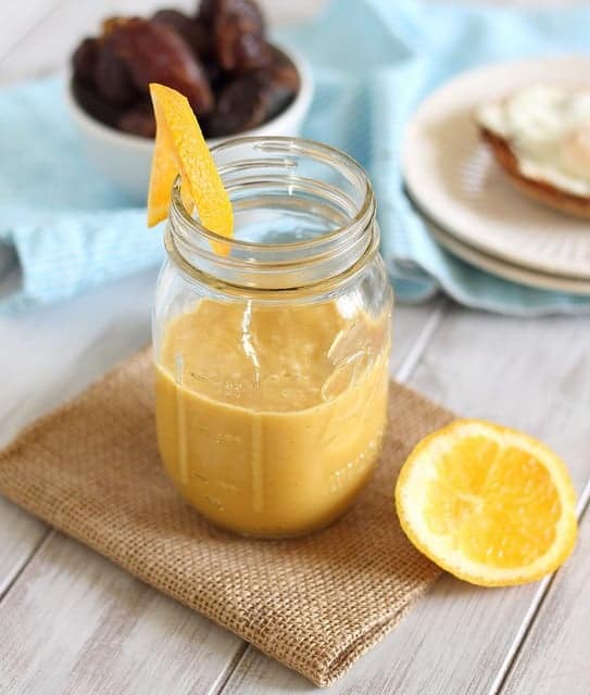 orange date smoothie