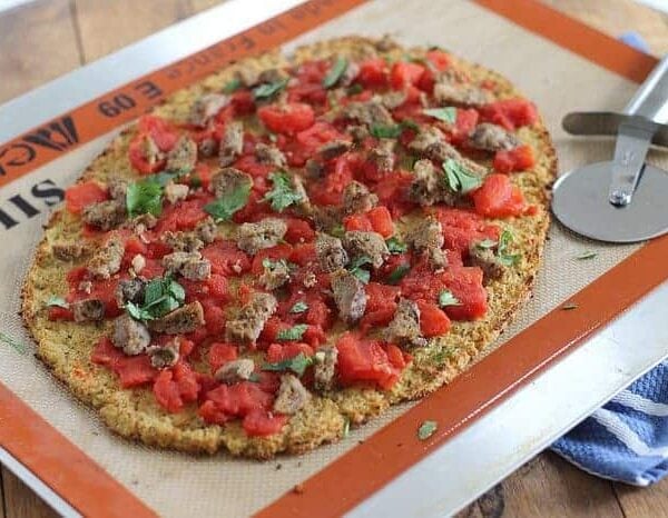 Cauliflower pizza crust