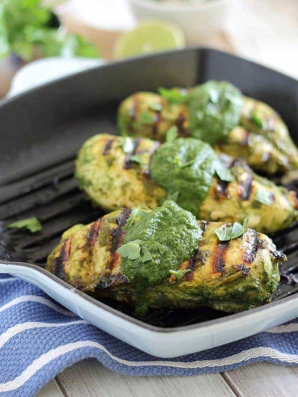 Spicy salsa verde chicken