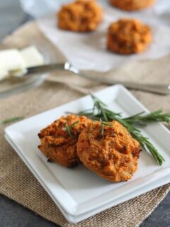 Sweet potato bacon biscuits