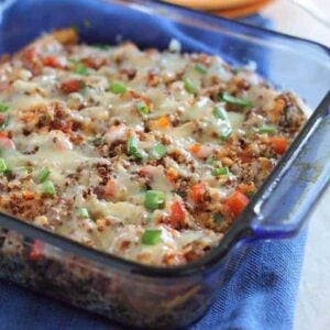 Cheddar Chicken Quinoa Bake