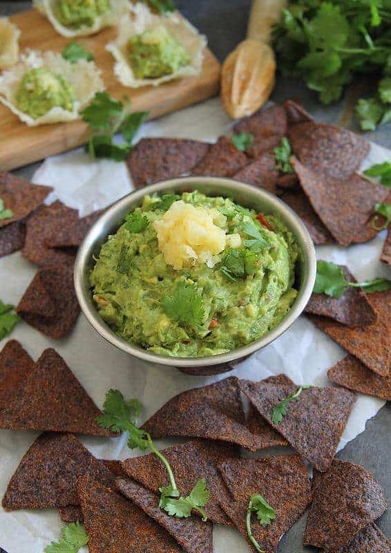 Pineapple guacamole