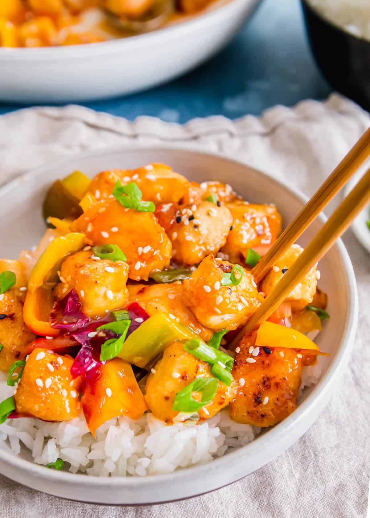 Sweet and Sour Tofu - A Quick Sweet & Sour Tofu Recipe