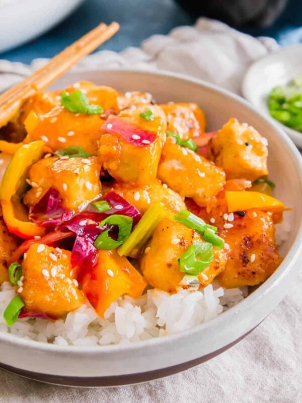 sweet and sour tofu