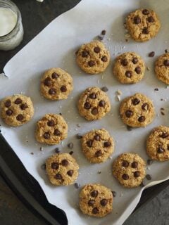 Brown Butter Sweet Potato Chocolate Chip Cookies | runningtothekitchen.com
